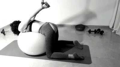Tober Day 12: Yoga Kink - Tied Up And Fucked On Her Yoga Ball: Bdsmlovers91 - txxx