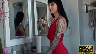 Real tattooed submissive gets pounded - sexu.com