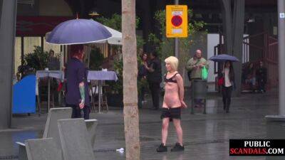 Lezdom Redhead Milf Shows Teen Bondservant Outdoor In Publi - hclips.com