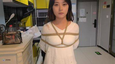 Chinese Girl In Long Dress In Bondage - txxx - China