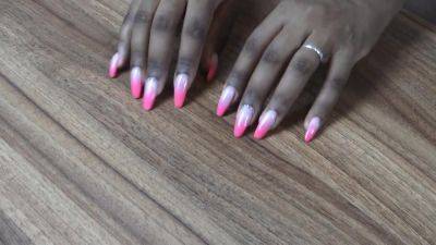 Ebony Hand Finger Nails Fetish - SoloAustria - hotmovs.com